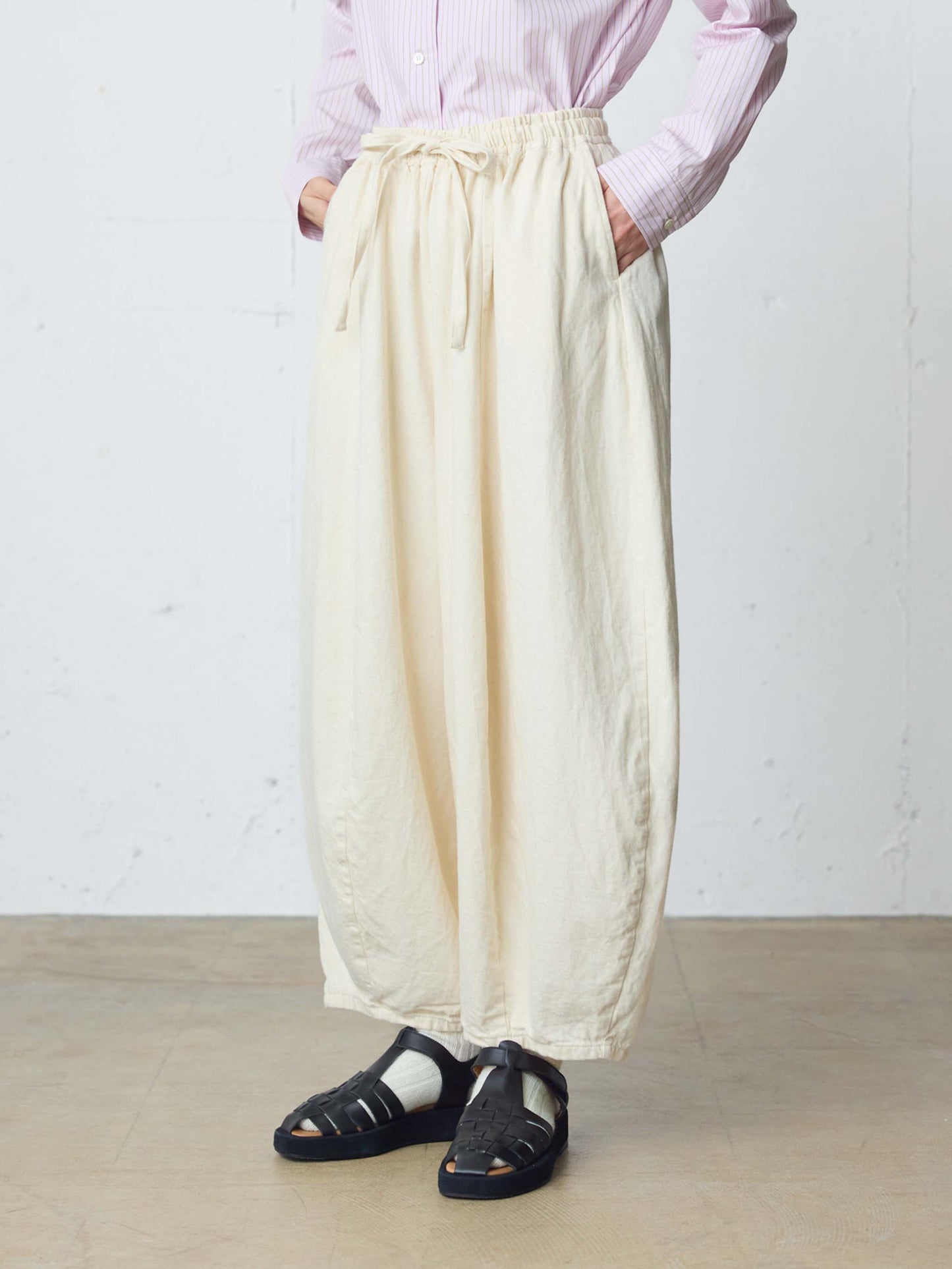 denim cocoon easy pants