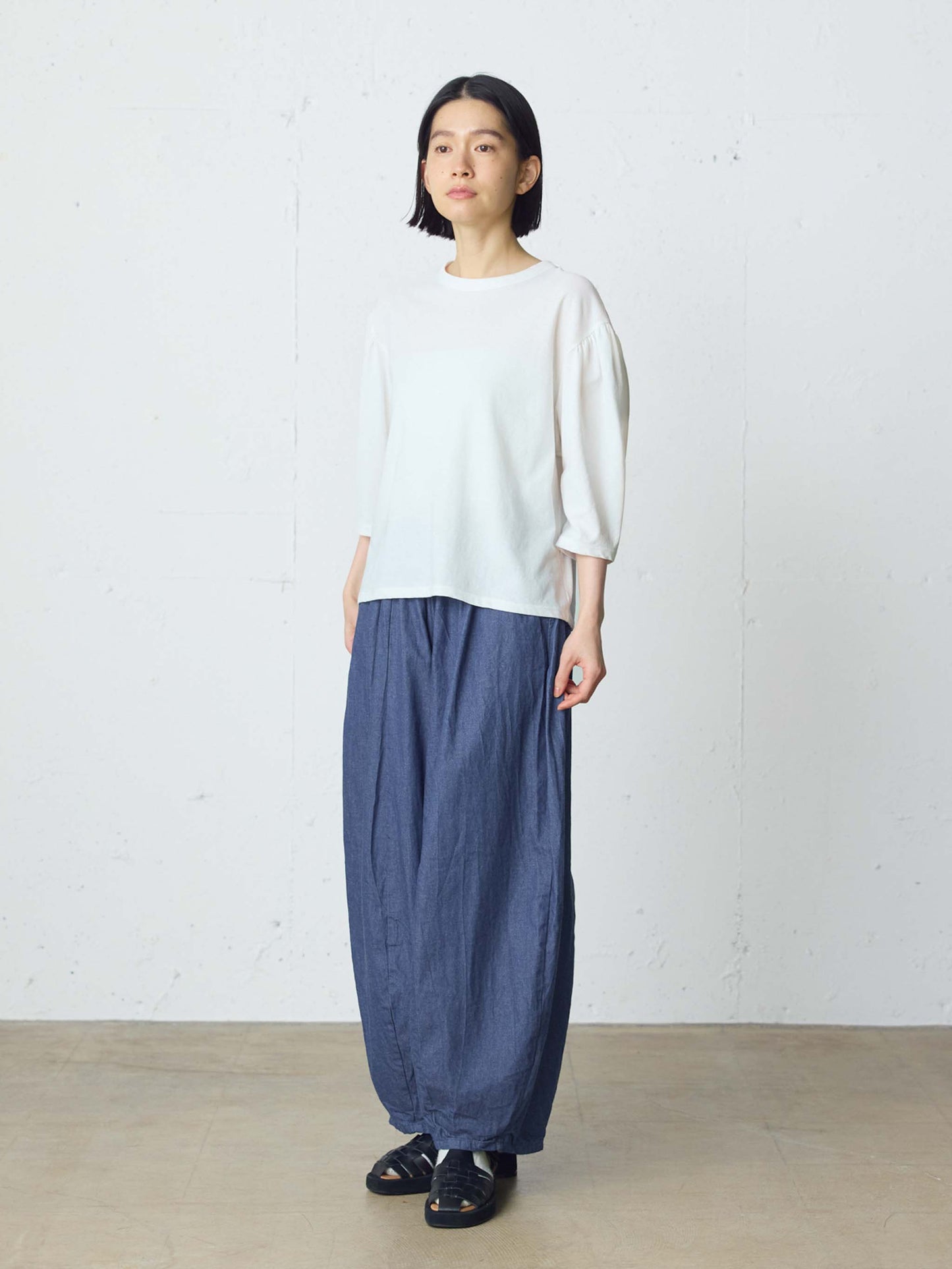 denim cocoon easy pants