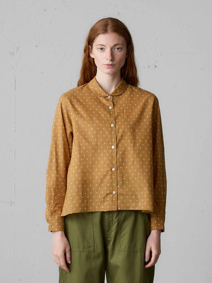 dots dutch collar shirt