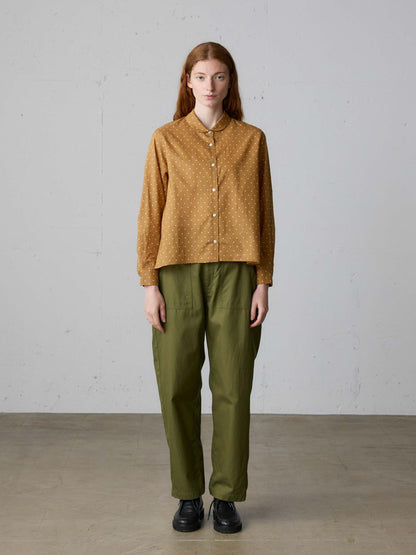 dots dutch collar shirt