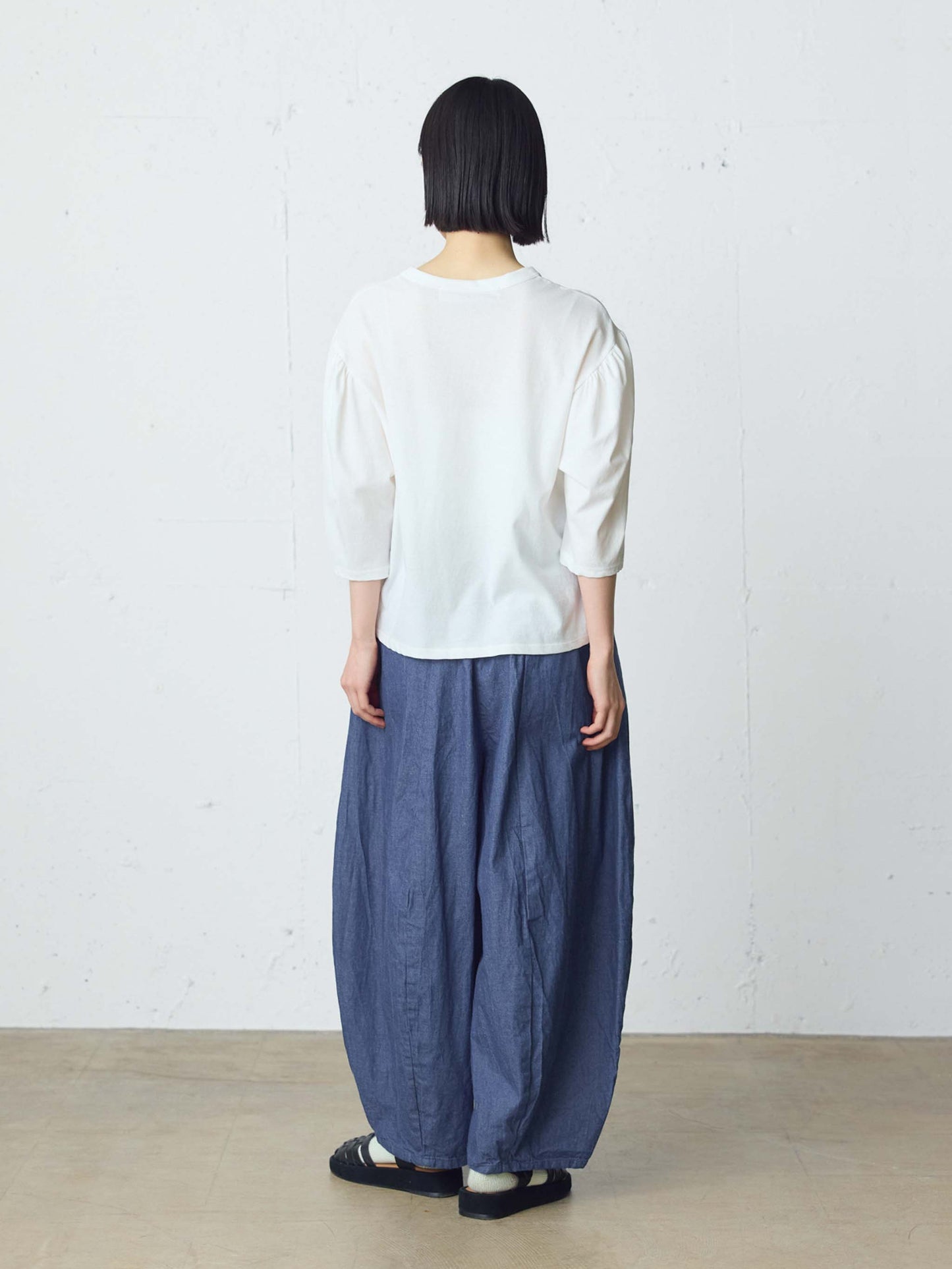 denim cocoon easy pants