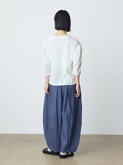denim cocoon easy pants