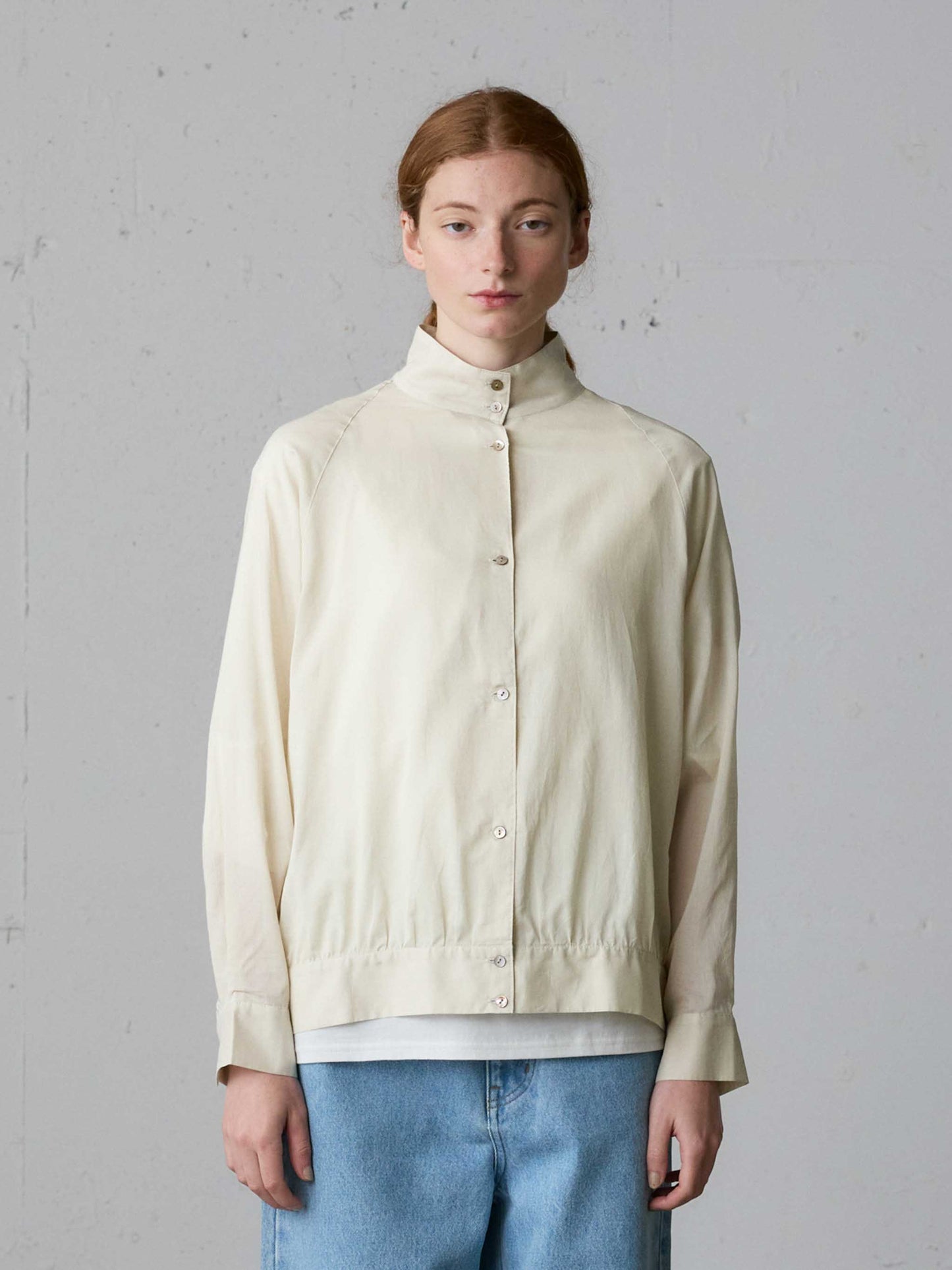 sheer swing top shirt