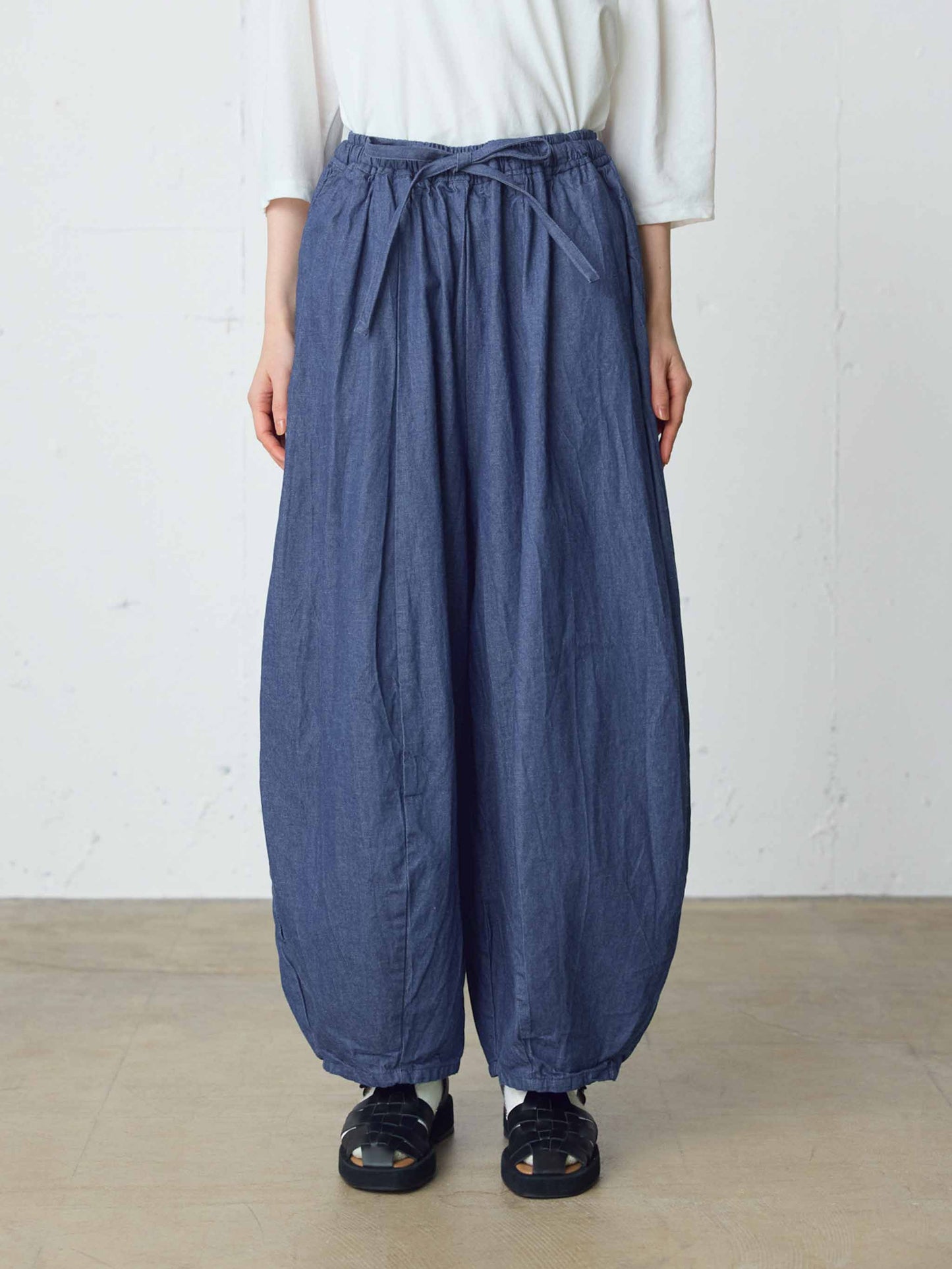 denim cocoon easy pants