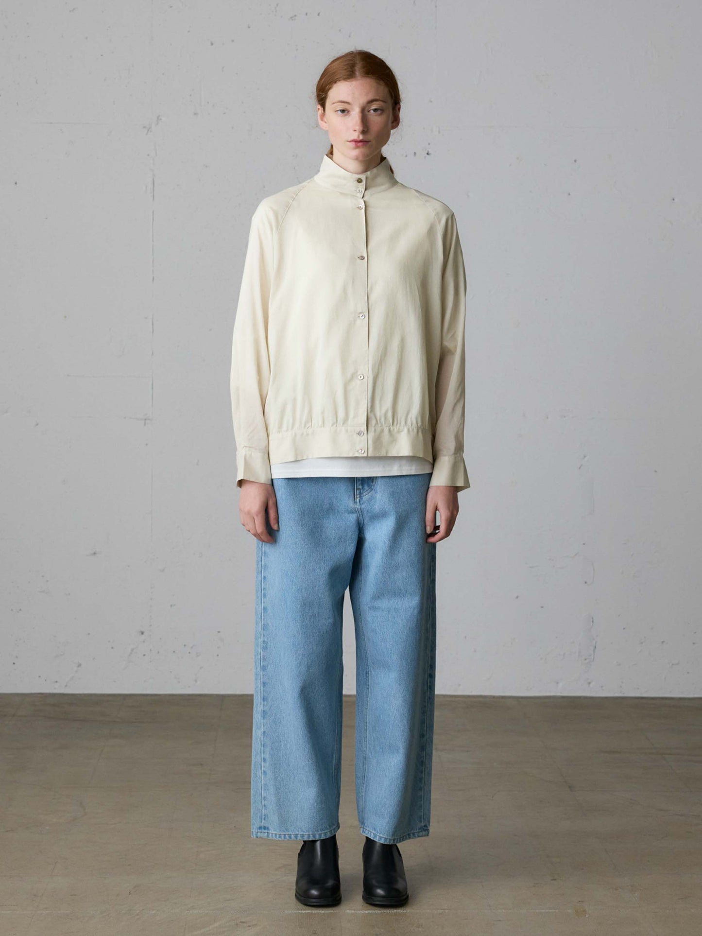 sheer swing top shirt