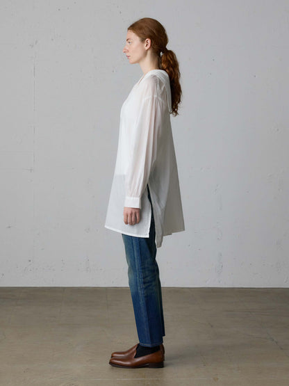 sheer sailor collar tunic