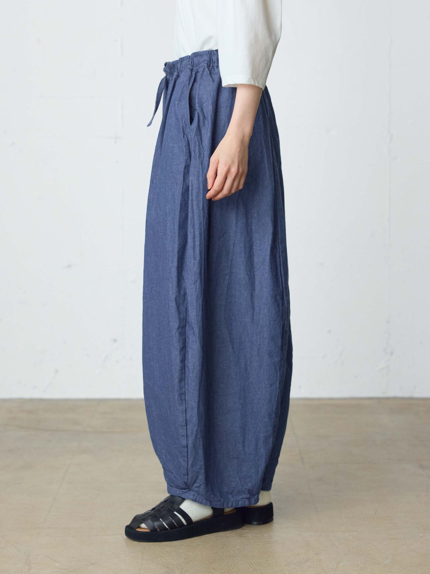 denim cocoon easy pants