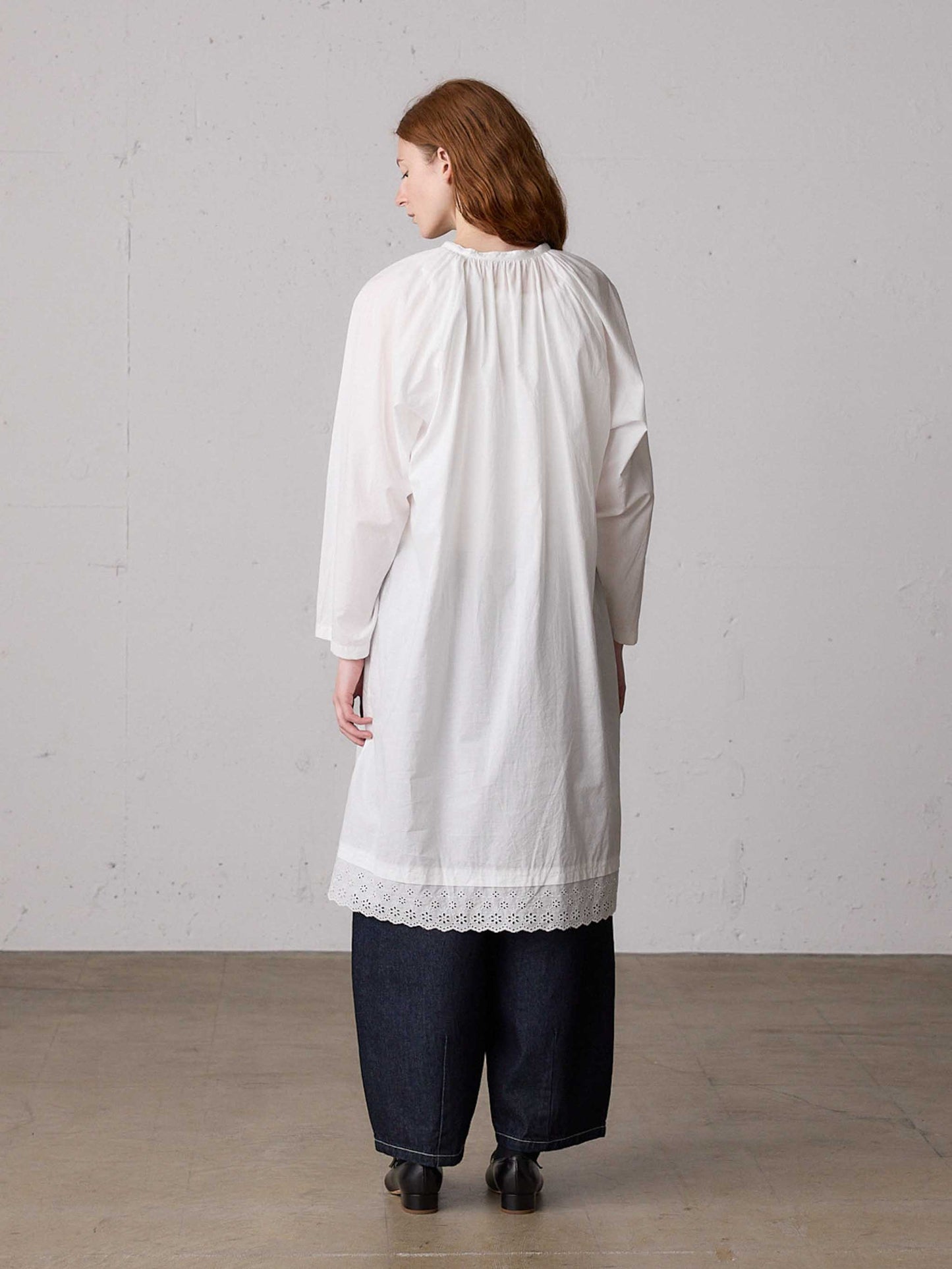 hem lace smock onepiece