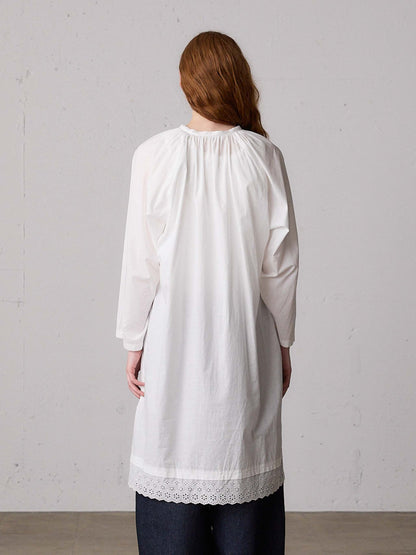 hem lace smock onepiece