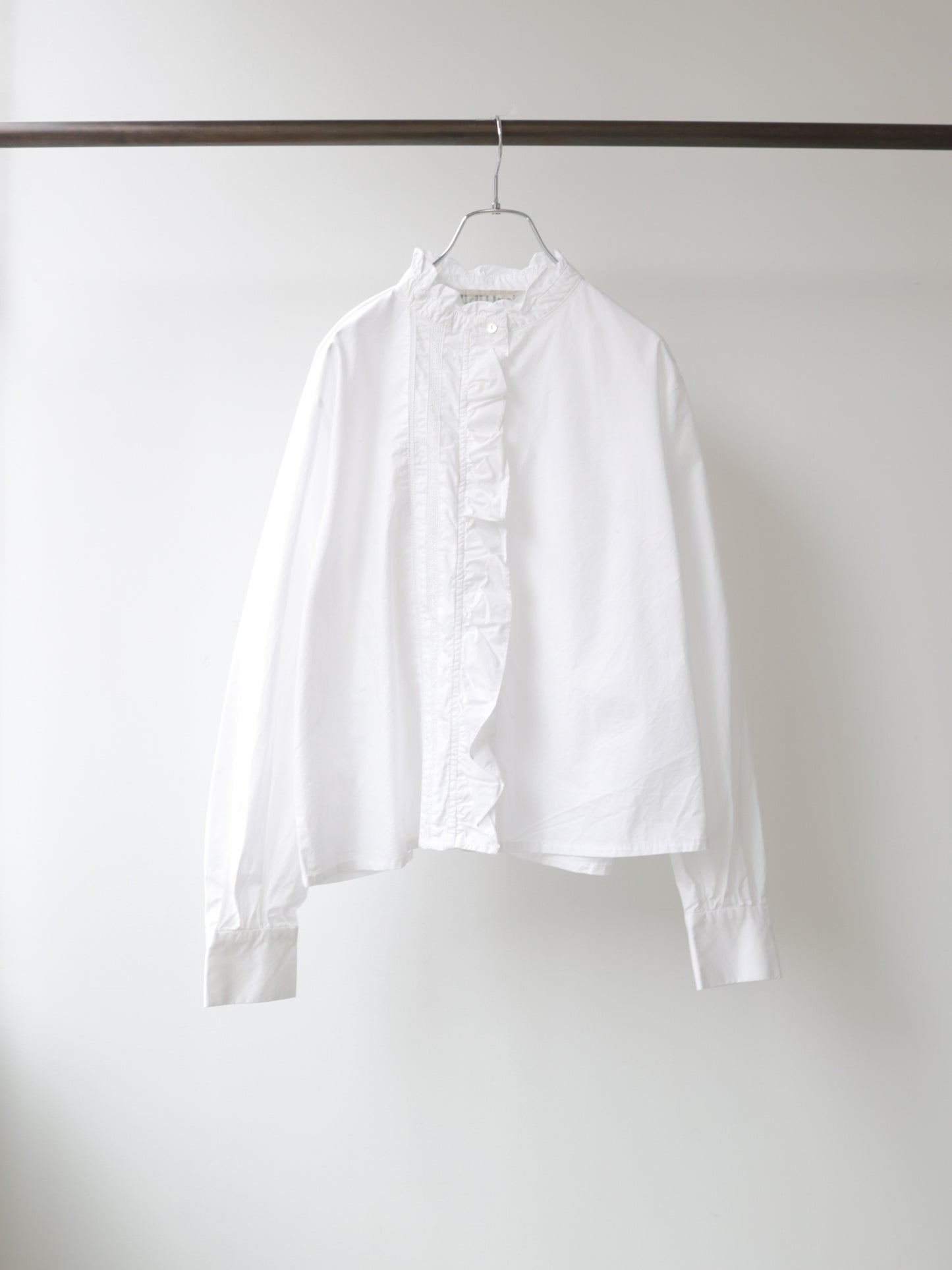 front frill lace shirt