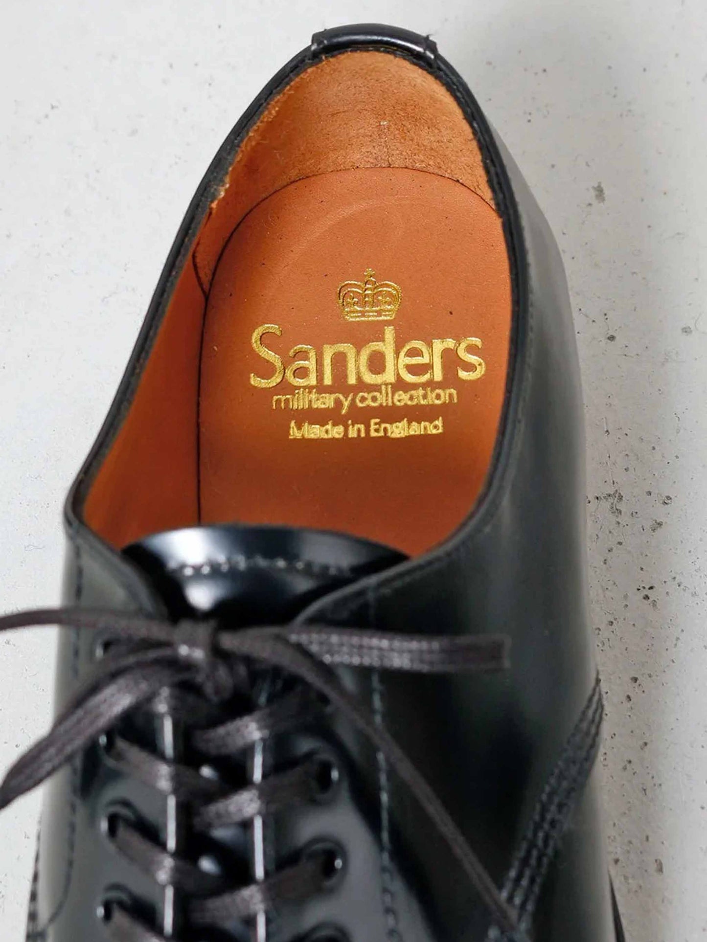 SANDERS MILITARY DERBY SHOE