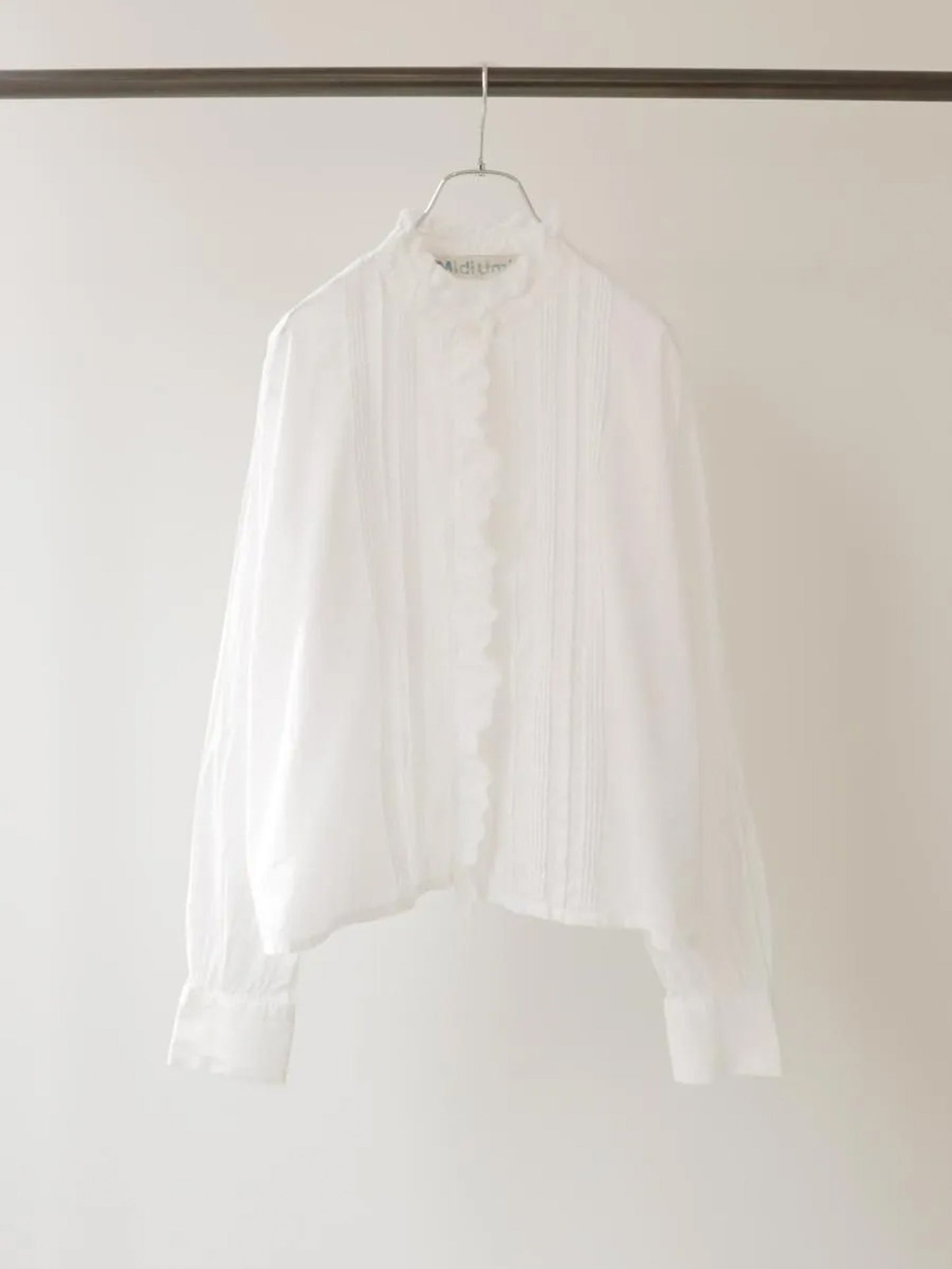 pin tuck lace shirt