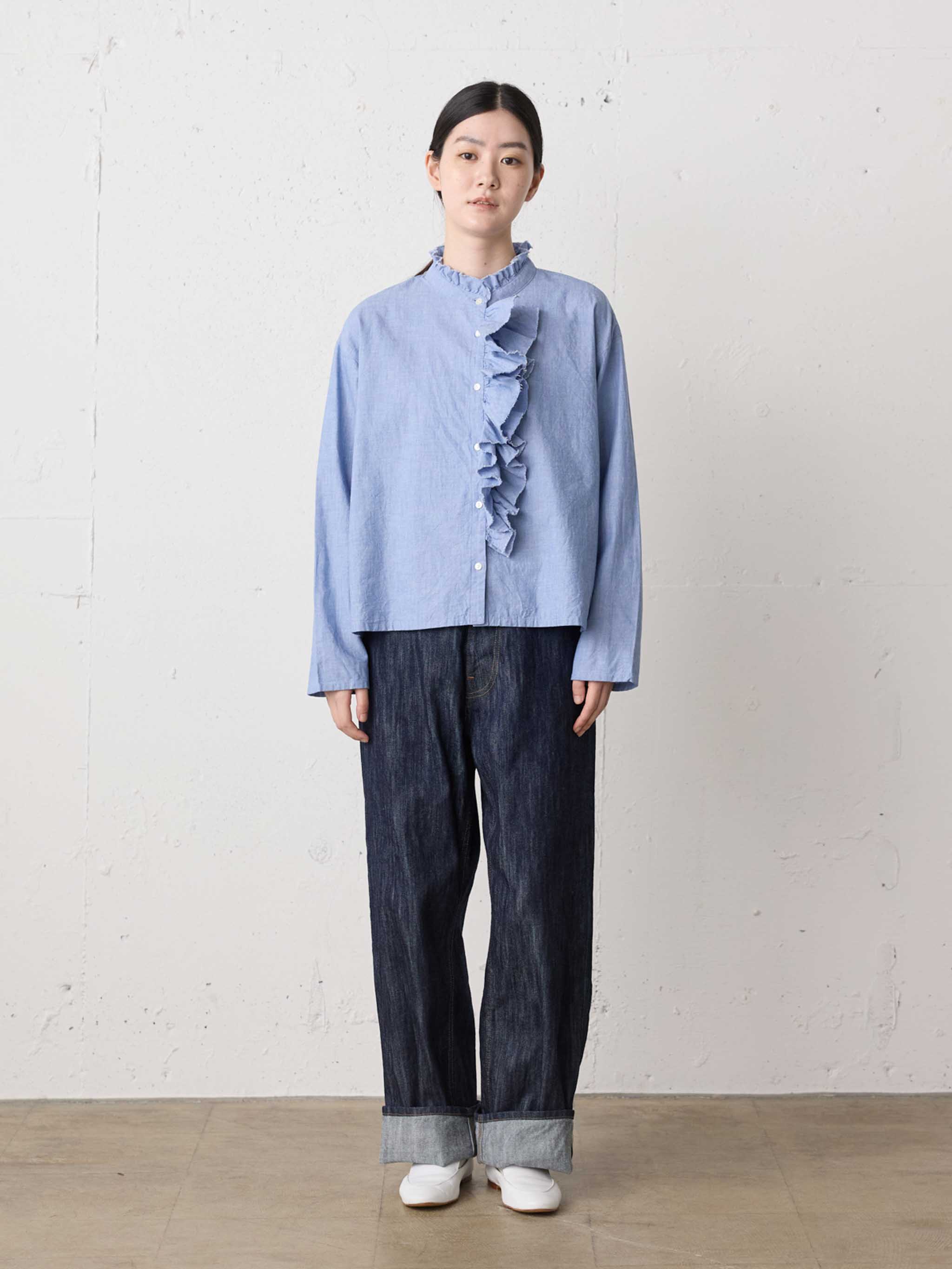 highwaist selvedge-denim