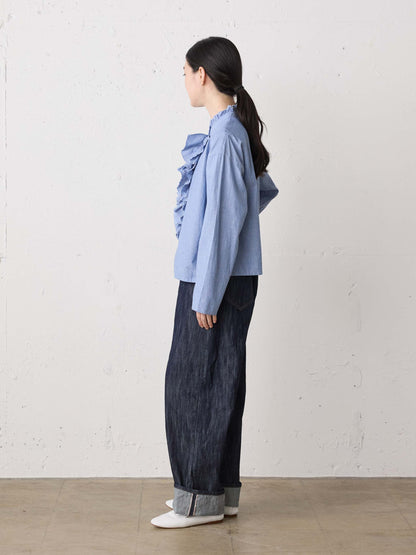 highwaist selvedge-denim