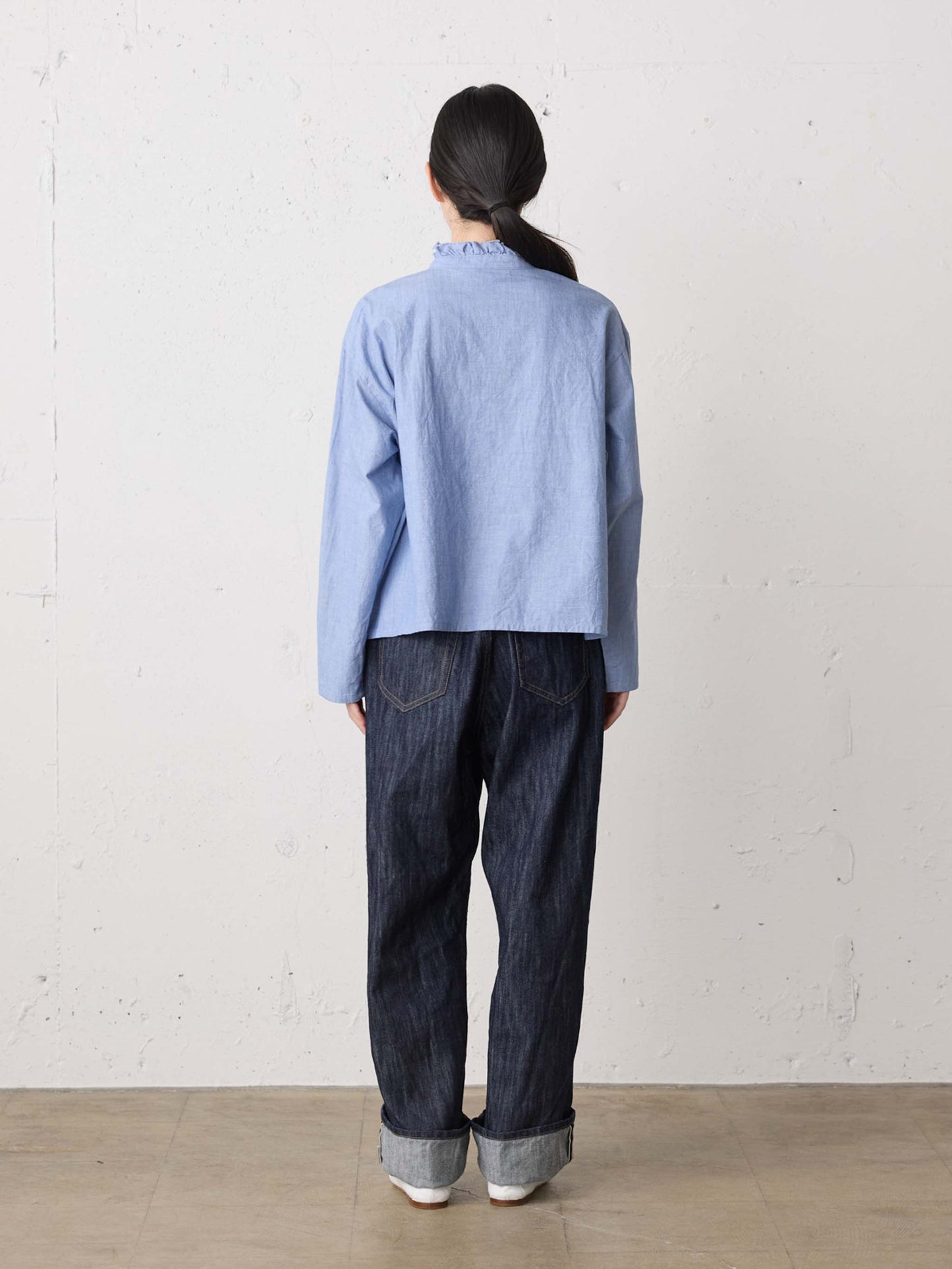 highwaist selvedge-denim