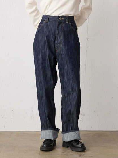 highwaist selvedge-denim