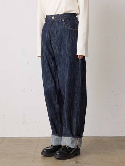 highwaist selvedge-denim
