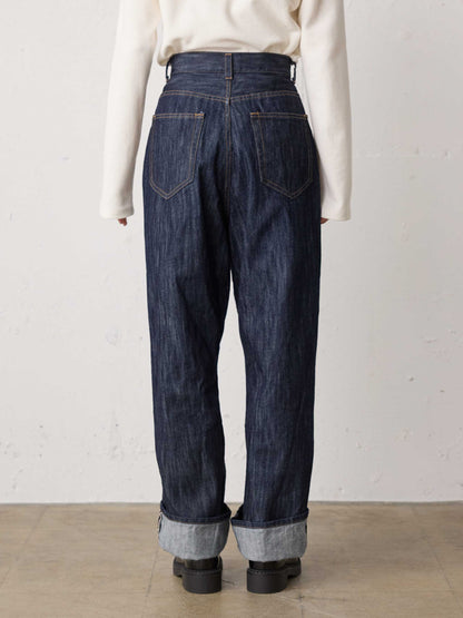 highwaist selvedge-denim