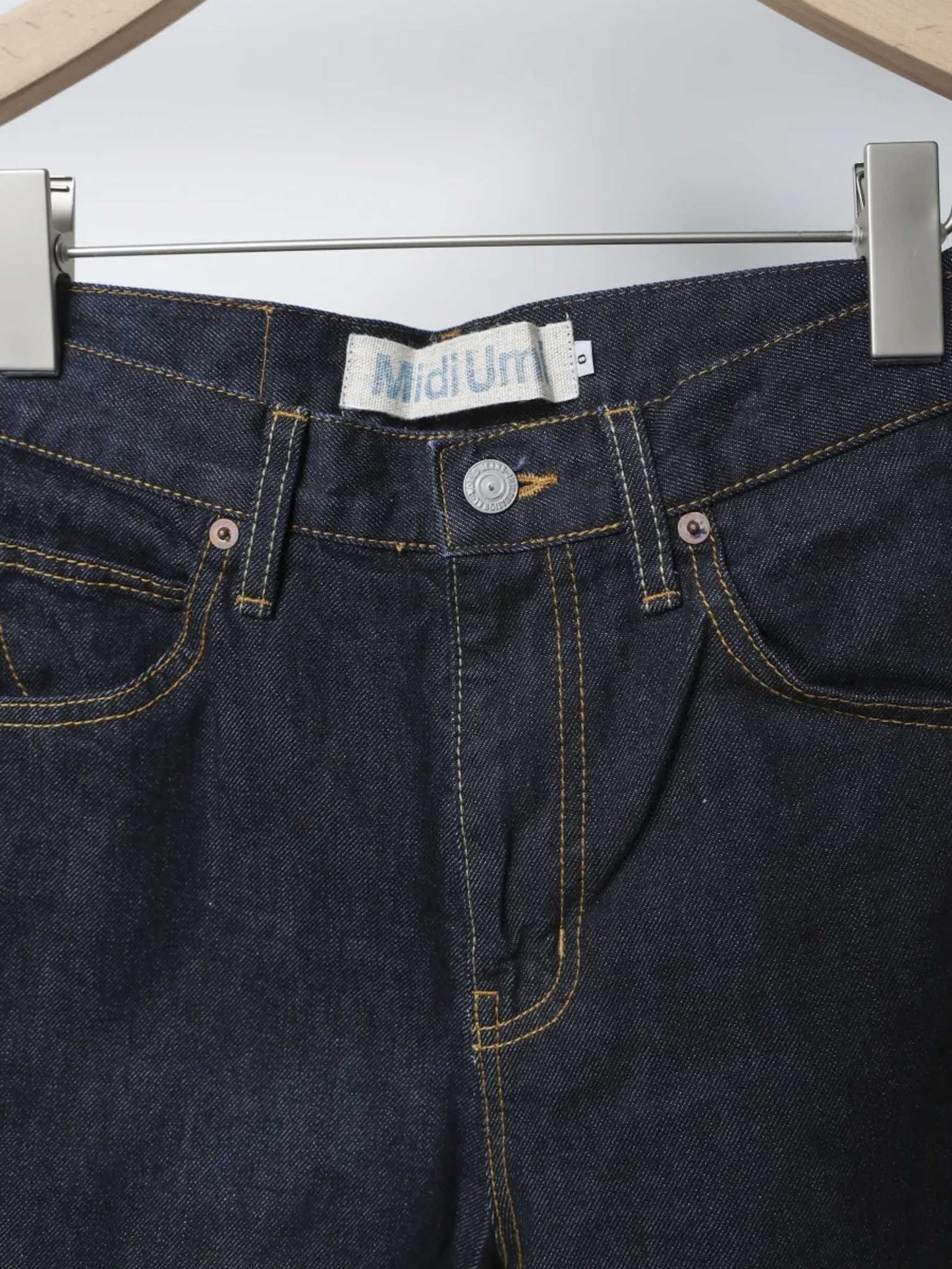 high waist denim pants