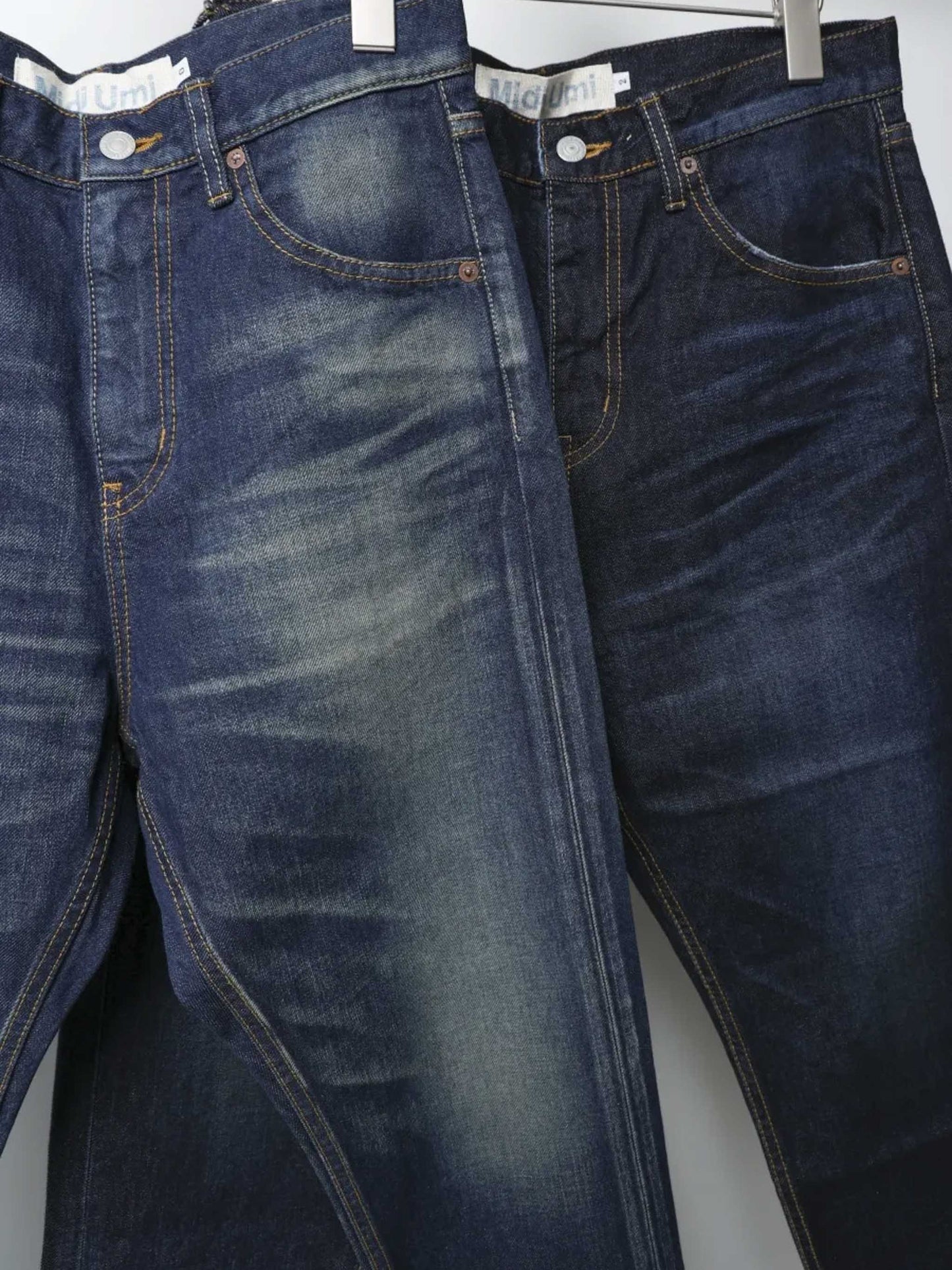 high waist denim pants