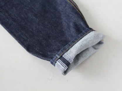 high waist denim pants