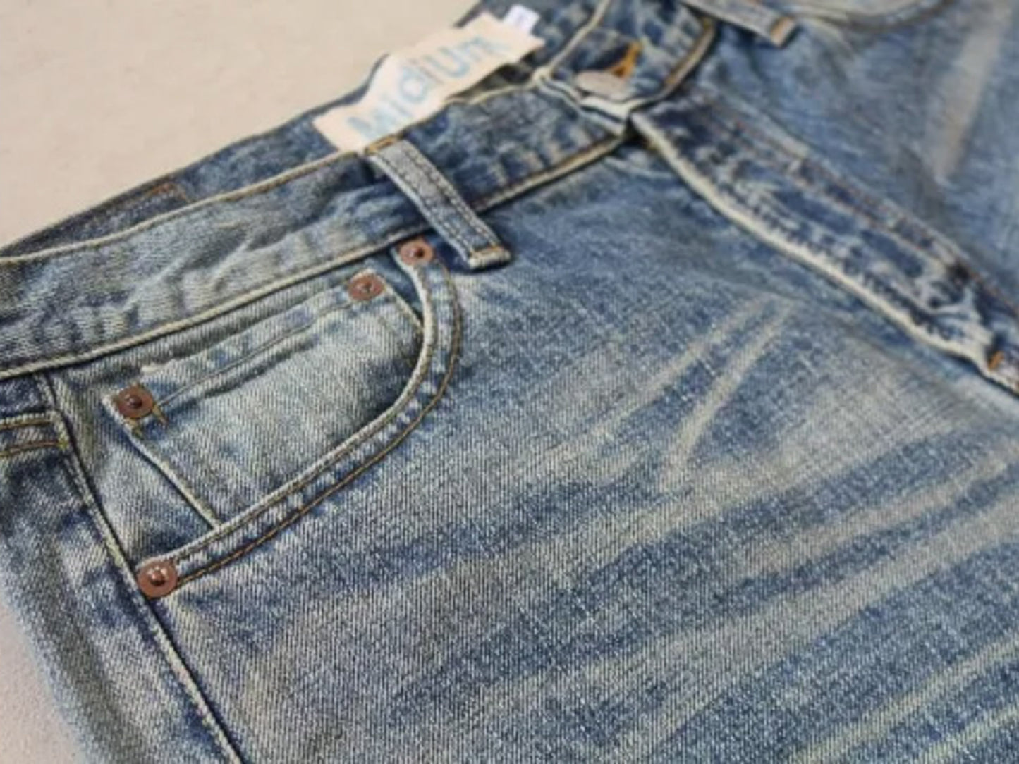 4/5 length denim pants