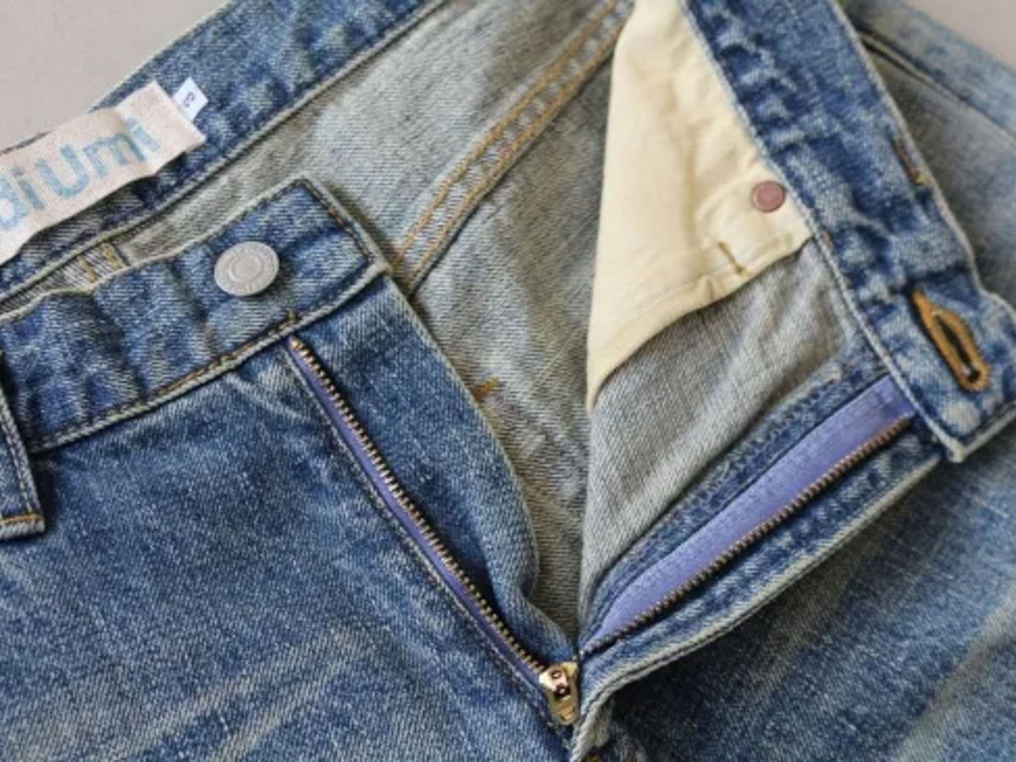 4/5 length denim pants