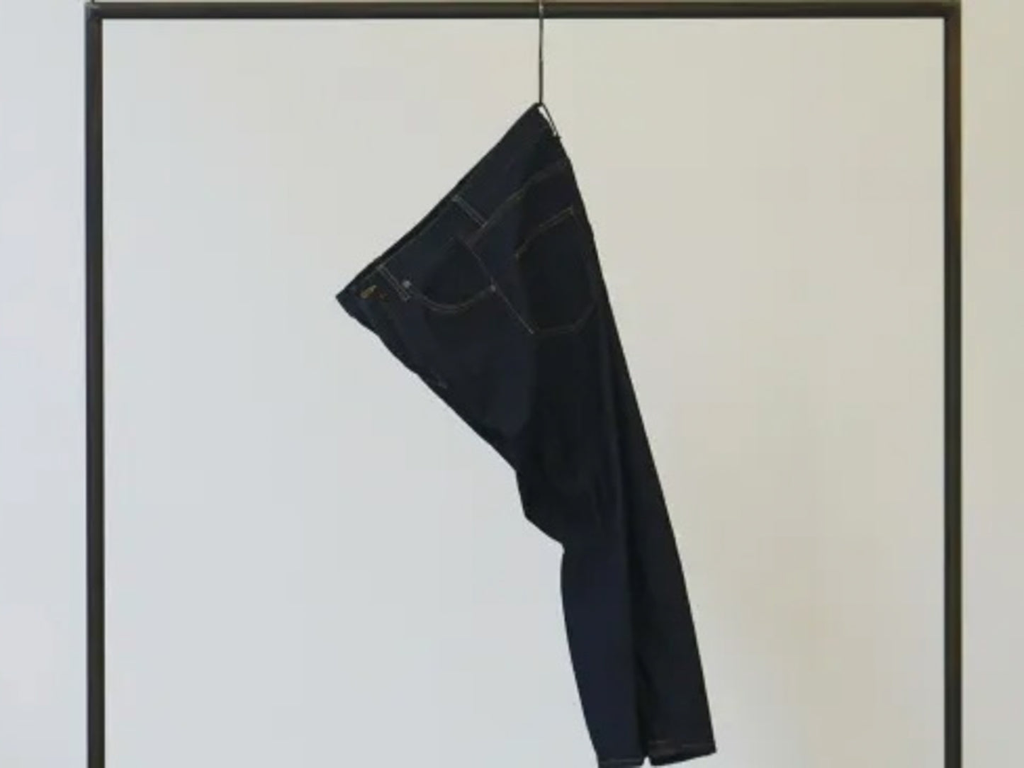 high waist denim pants