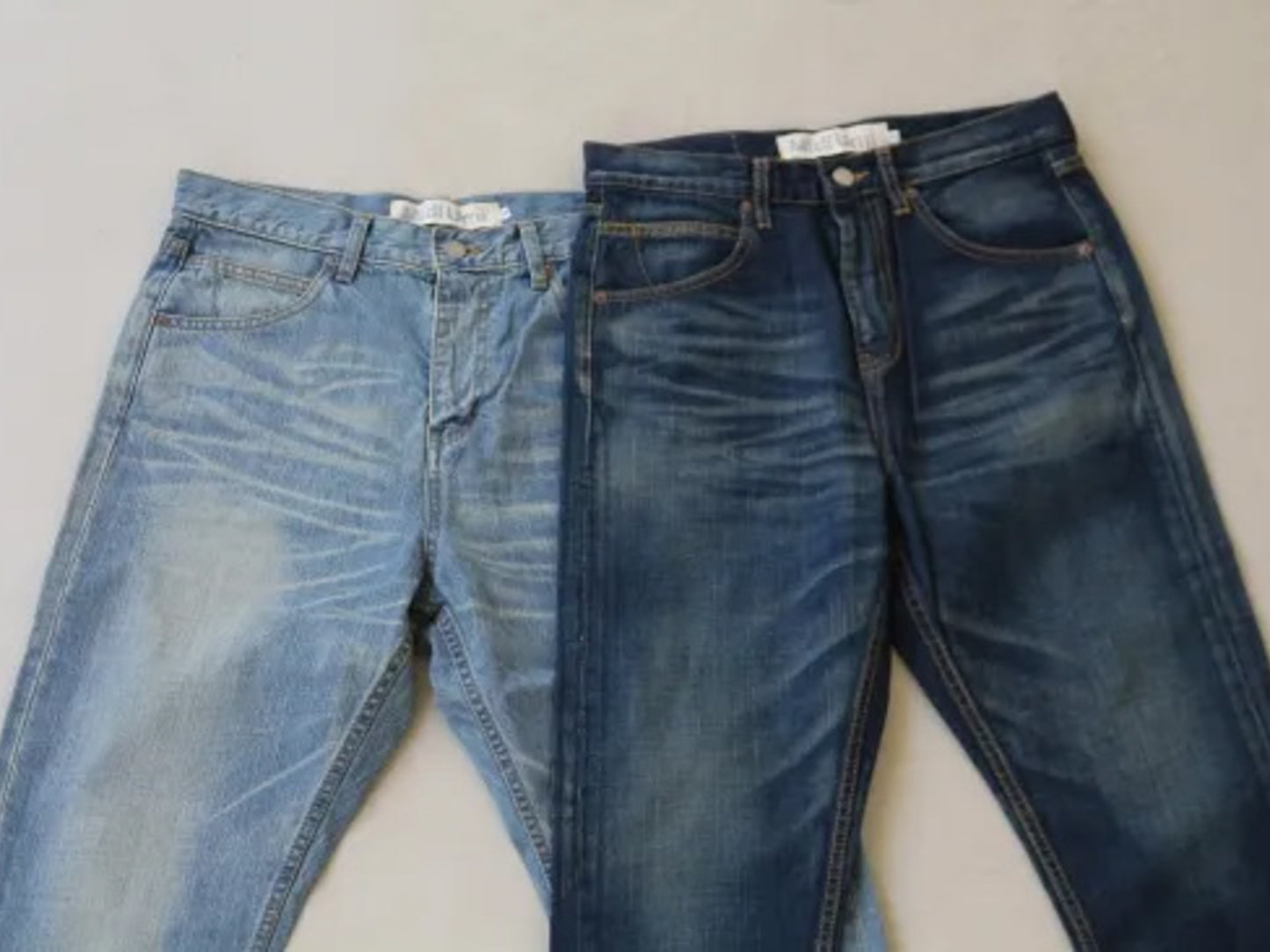 high waist denim pants