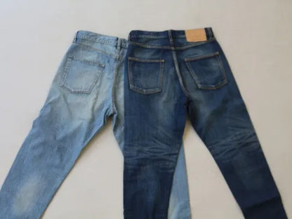 high waist denim pants