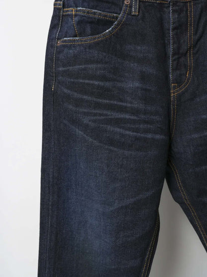 high waist denim pants