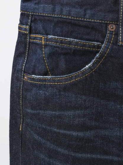 high waist denim pants