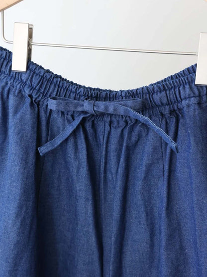 denim cocoon easy pants