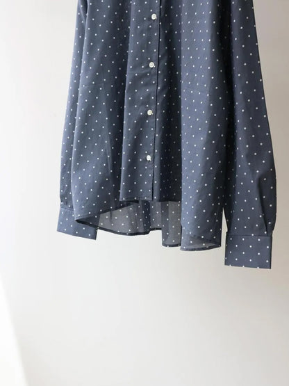 dots dutch collar shirt