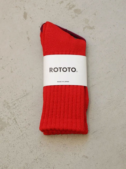LOOSEPILE CREW SOCKS (R1334) / ROTOTO