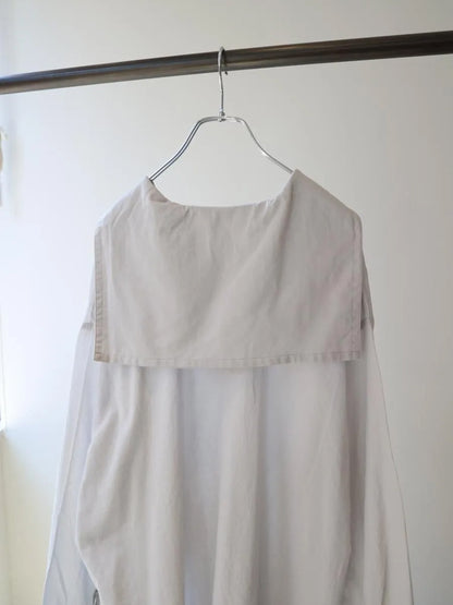 sheer sailor collar tunic