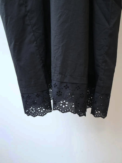 hem lace smock onepiece