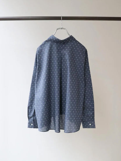 dots dutch collar shirt