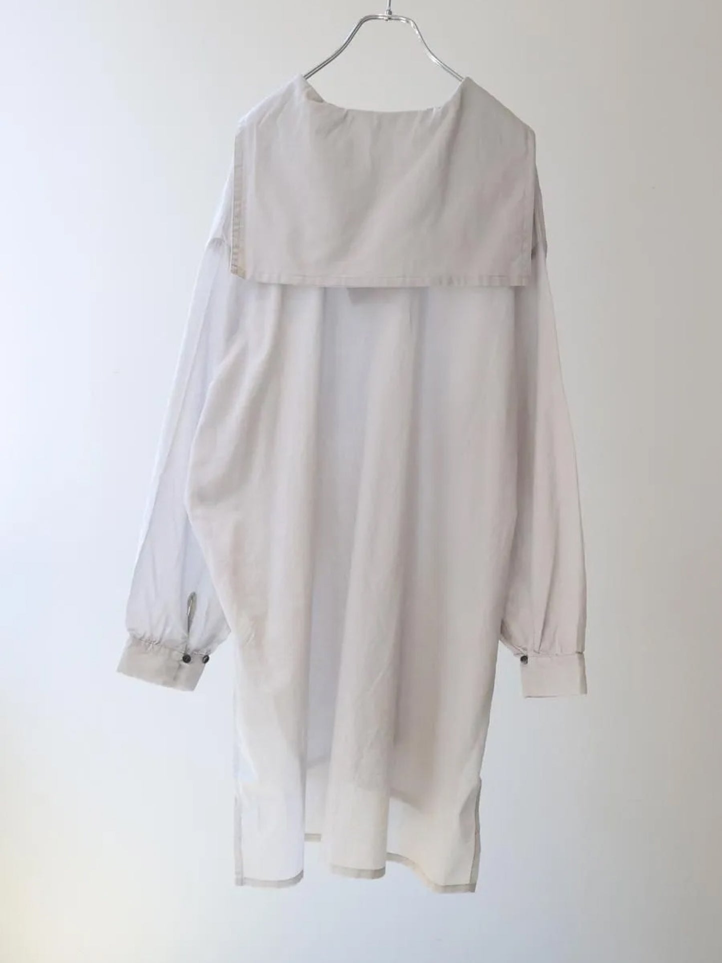 sheer sailor collar tunic