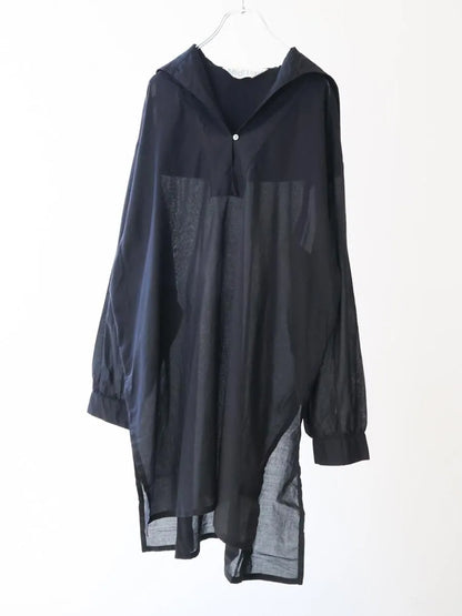 sheer sailor collar tunic