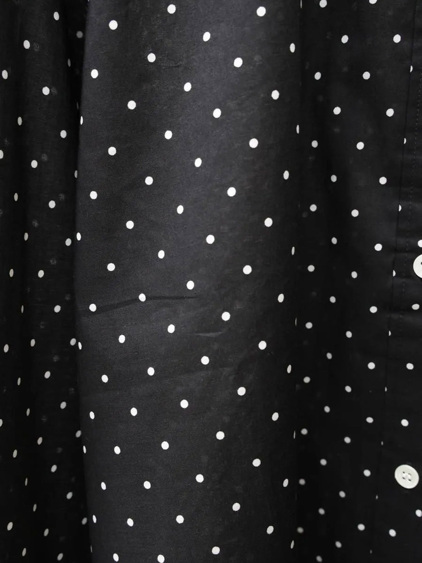 dots band collar shirt