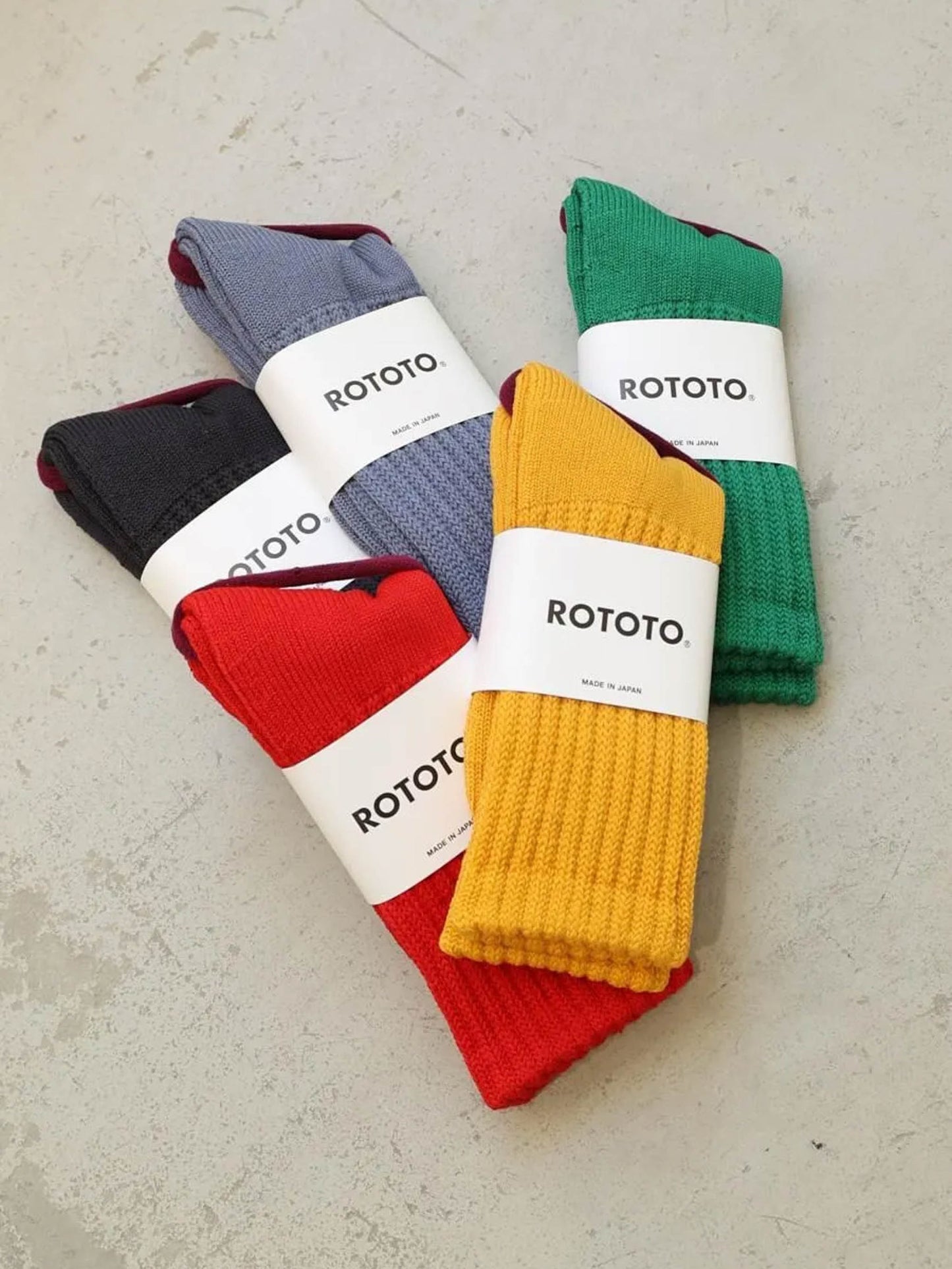 LOOSEPILE CREW SOCKS (R1334) / ROTOTO