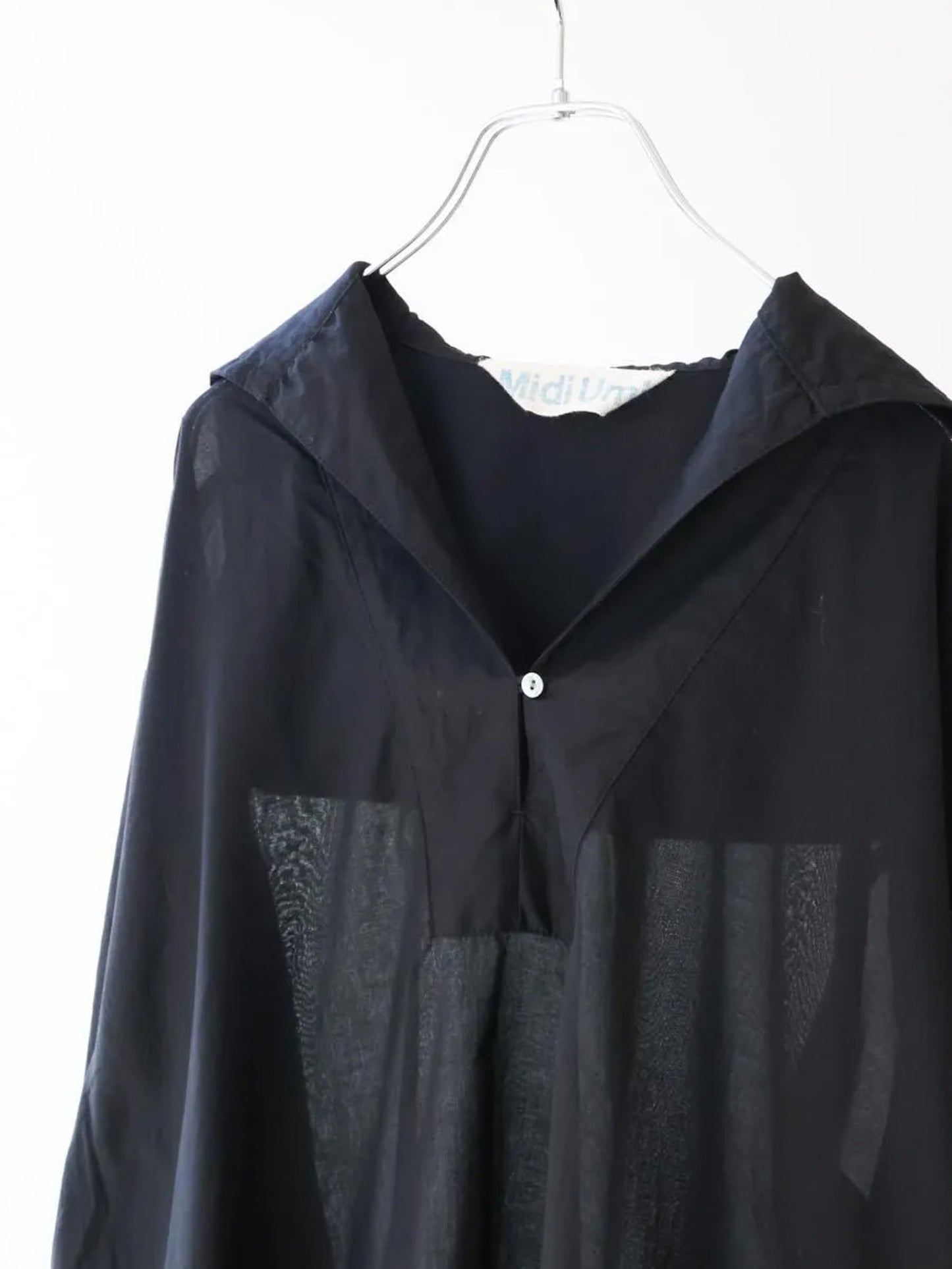 sheer sailor collar tunic