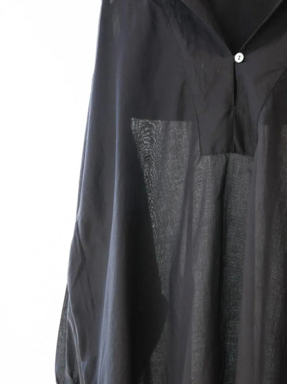 sheer sailor collar tunic