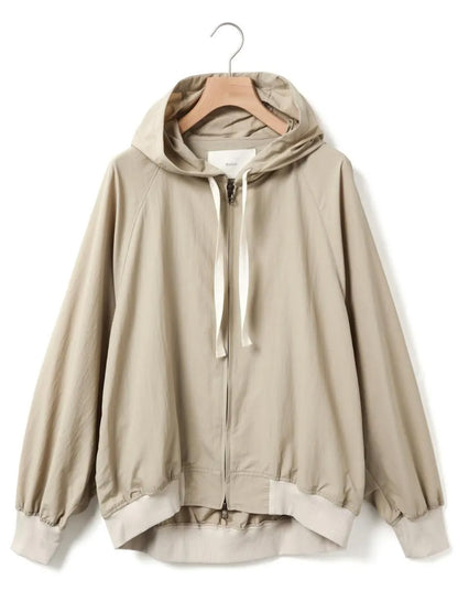 hooded blouson