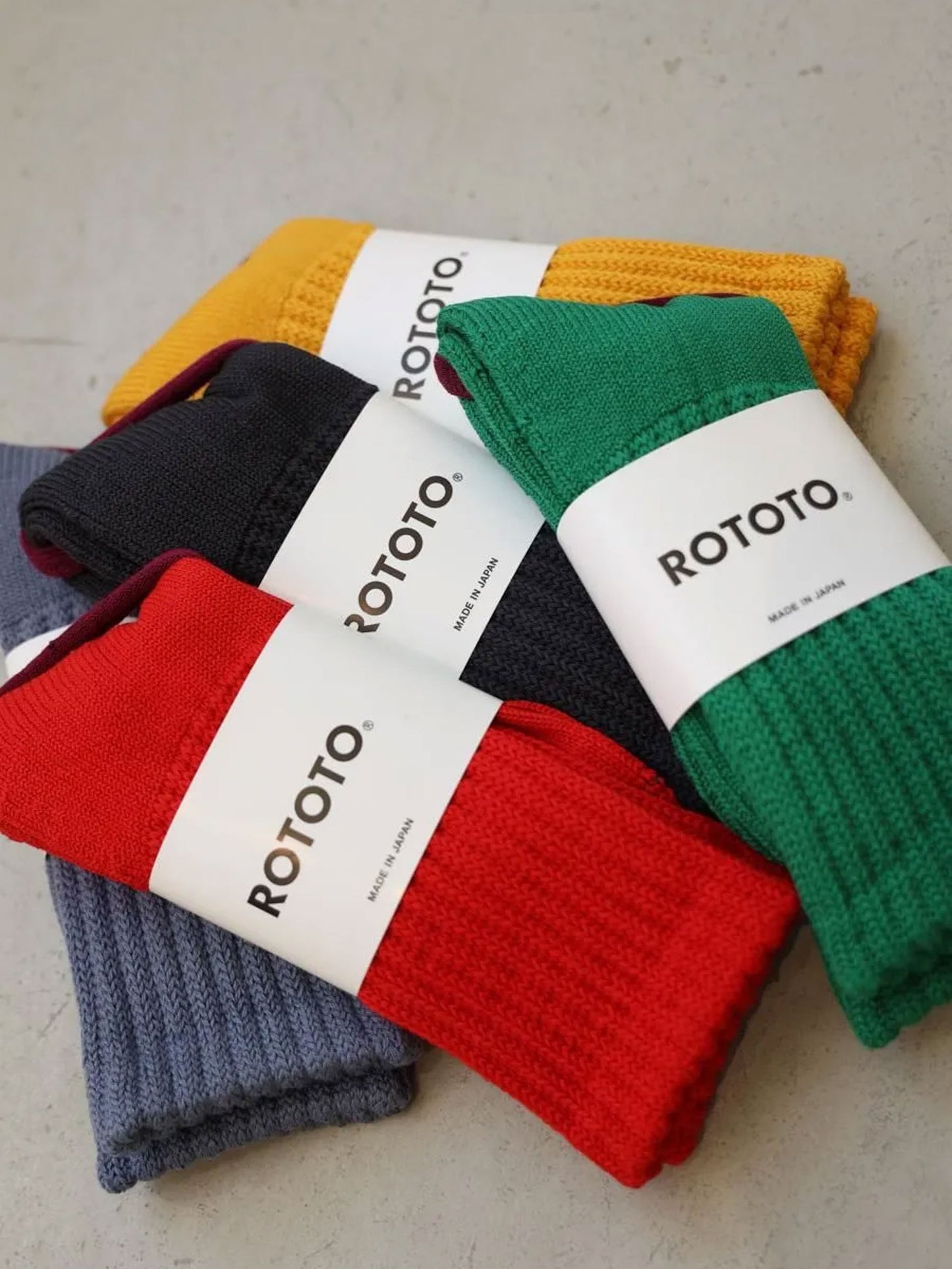 LOOSEPILE CREW SOCKS (R1334) / ROTOTO