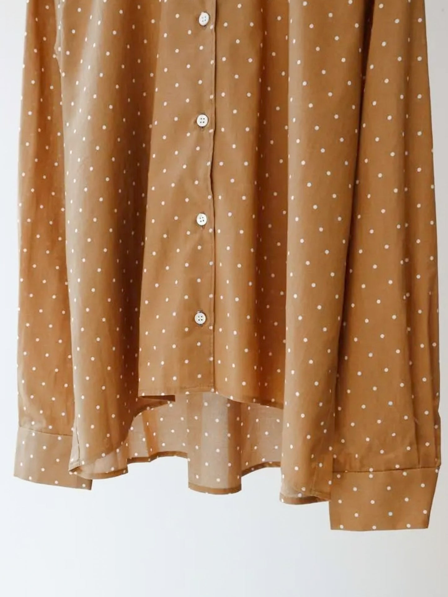 dots dutch collar shirt