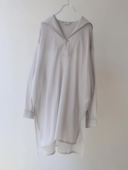 sheer sailor collar tunic