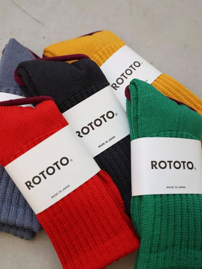 LOOSEPILE CREW SOCKS (R1334) / ROTOTO
