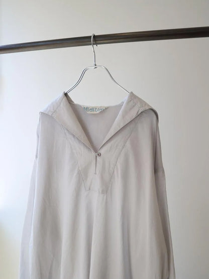 sheer sailor collar tunic